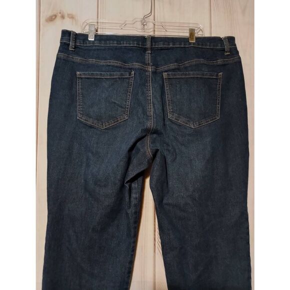 Gloria Vanderbilt Jeans Ladies 18W Amanda Straight Leg Dark Wash - Picture 4 of 8